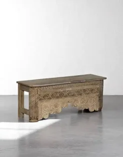 WOODEN BENCH 48X123X38CM