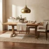WOODEN DINNING TABLE 234x101x20cm