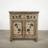 WOODEN 2 DOOR AND 2 DRAWER CABINET 90x40x90cm