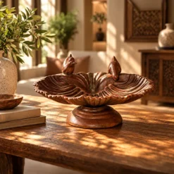 CAST IRON BIRD BATH 48x40x25cm