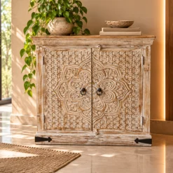 WOODEN SIDEBOARD 90x40x90cm