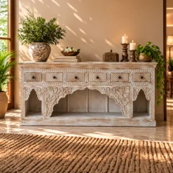 WOODEN TV SIDEBOARD 180x40x90cm