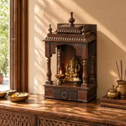 WOODEN TEMPLE 32x21x58cm