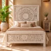 WOODEN BED 160x200x180cm